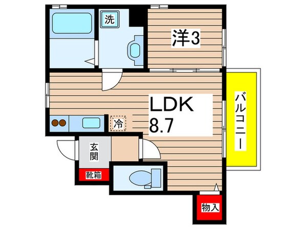 クレセントハウスＣの物件間取画像